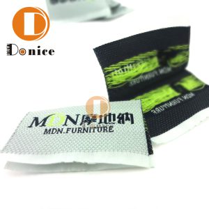 High density woven label