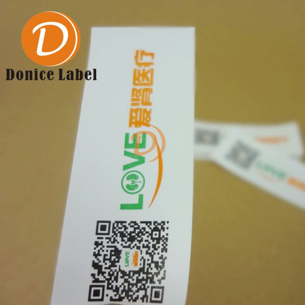 QR code washing label