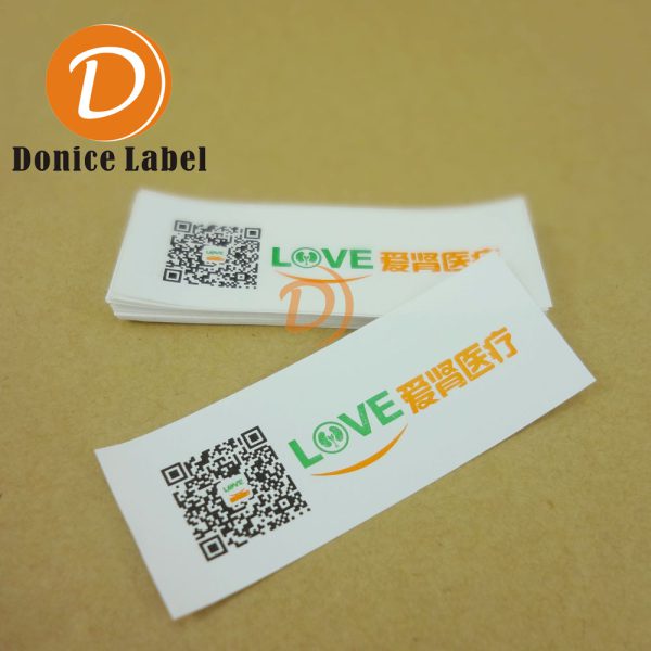 QR code washing label