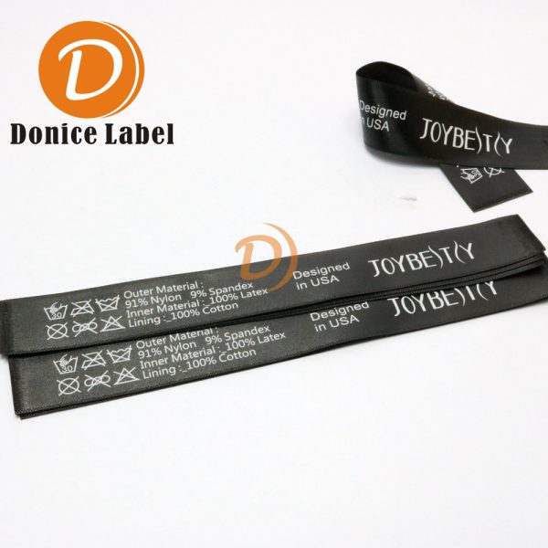 Custom care labels for textile manufacturers