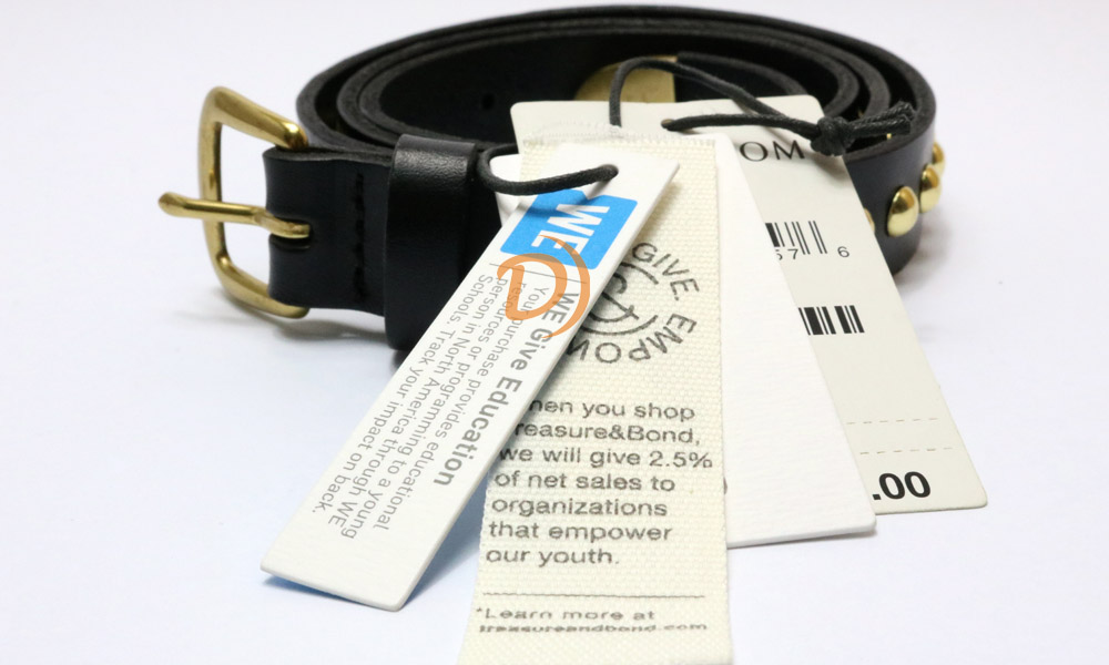 Private label washing tags