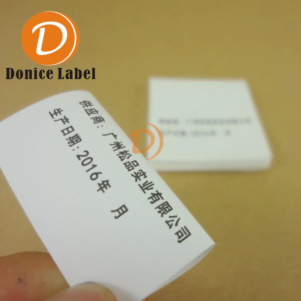 Customized nylon washing label