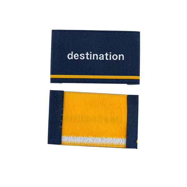 Shiny Gold Woven Labels