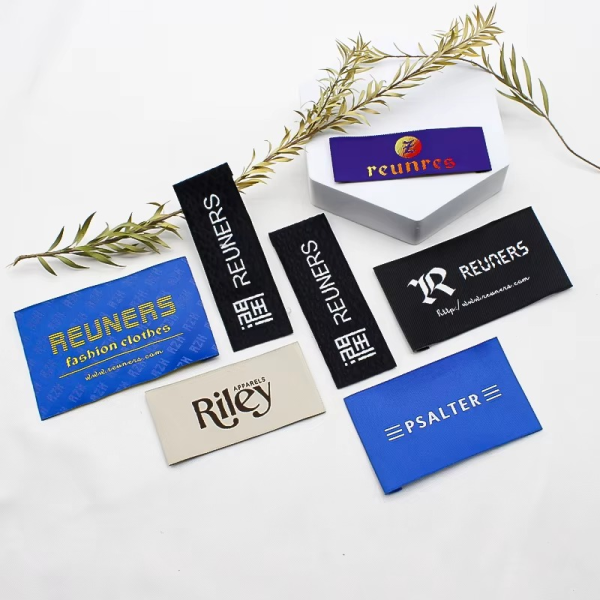 Custom QR Code Woven Labels