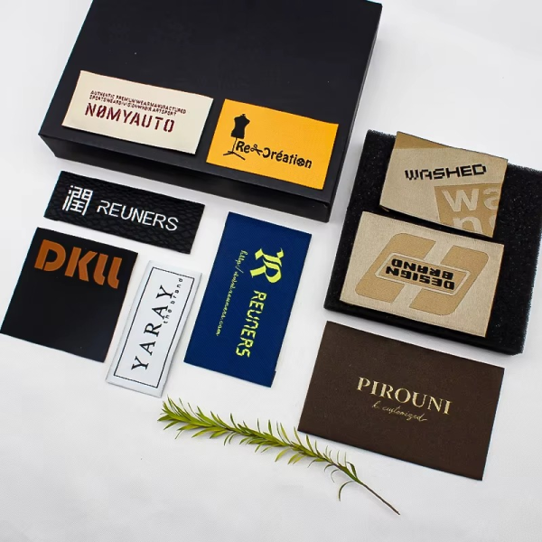 Gold Foil Woven Labels