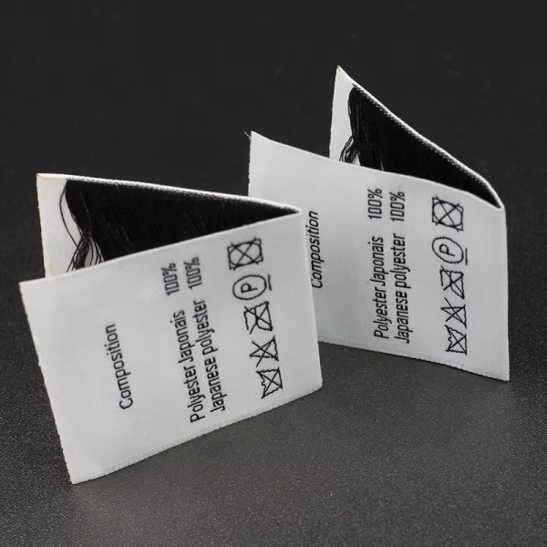 low budget woven tags
