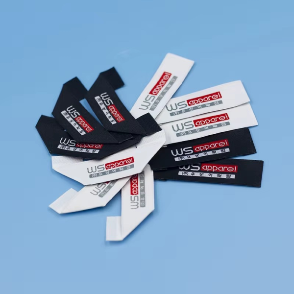 silky woven labels