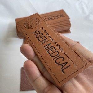 Leather label printing