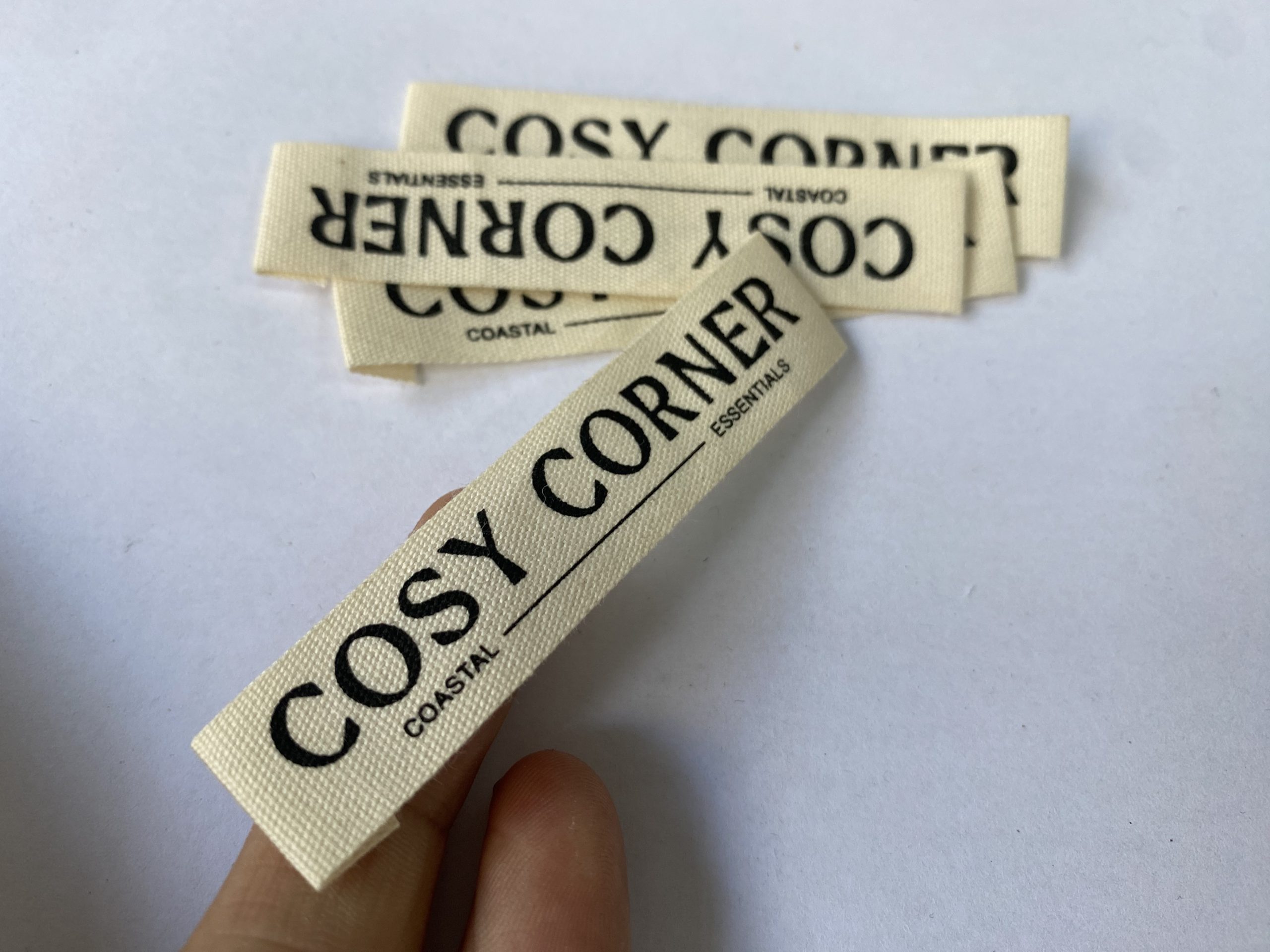 Printed Cotton Care Labels