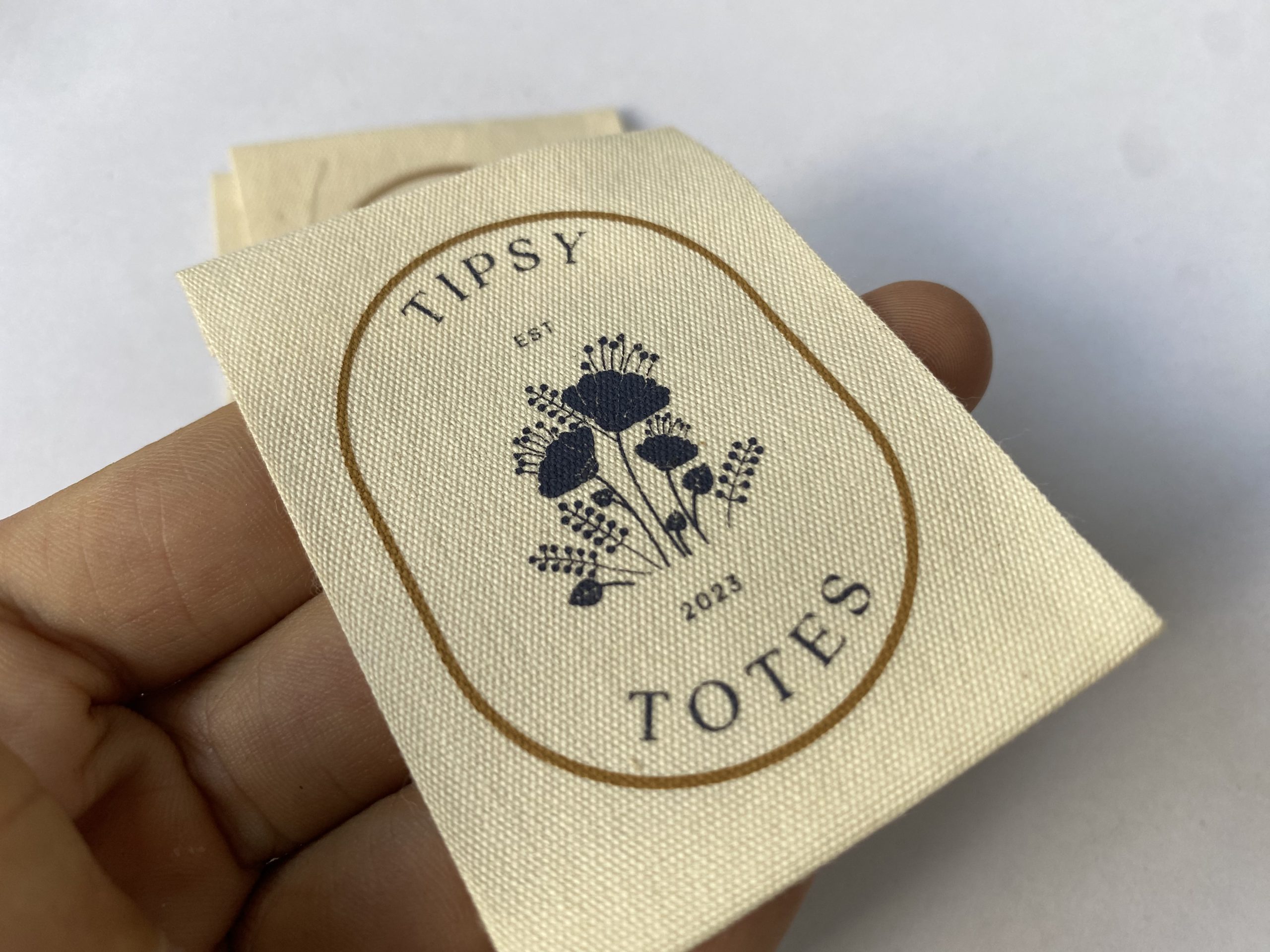 Cotton Washing Instructions Labels