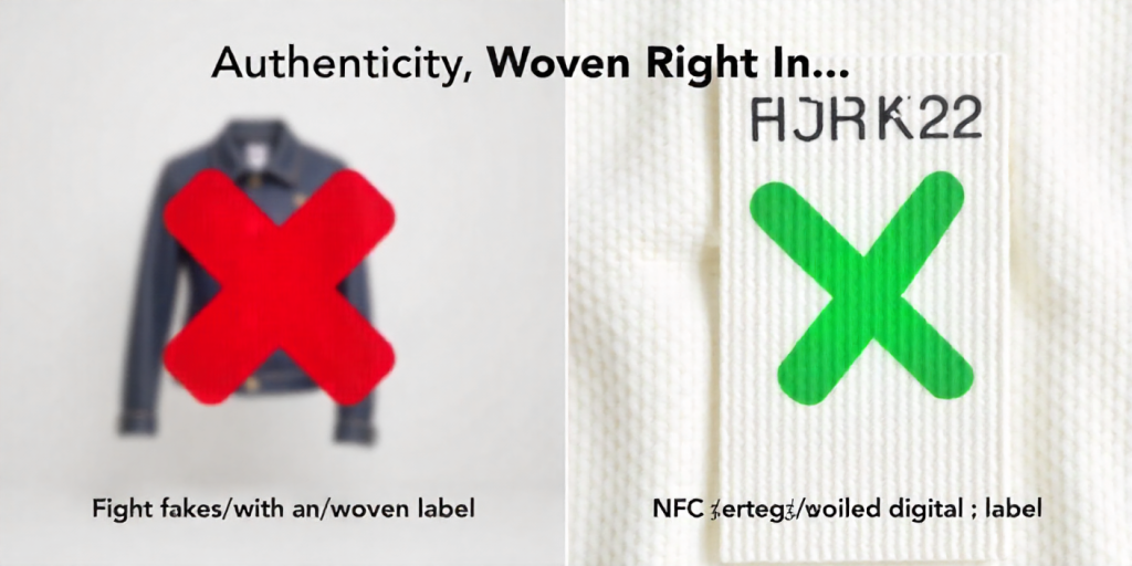 NFC Woven Label