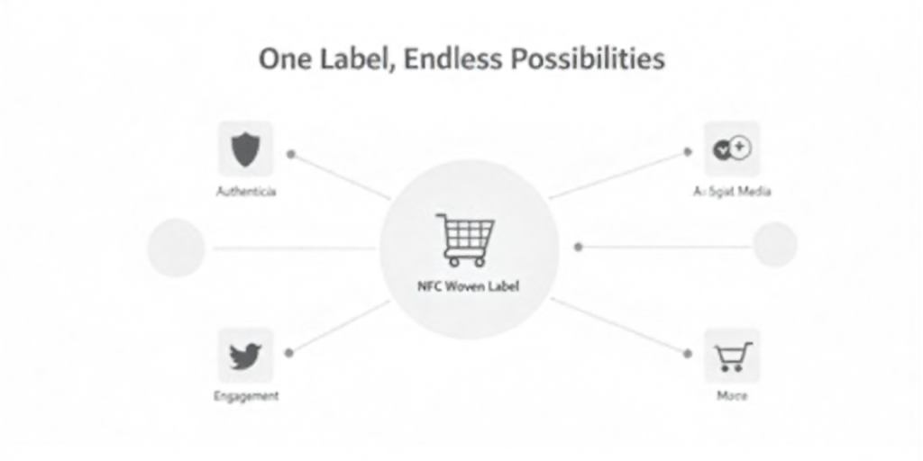 NFC Woven Label