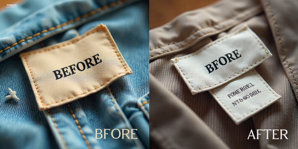 clothing label design