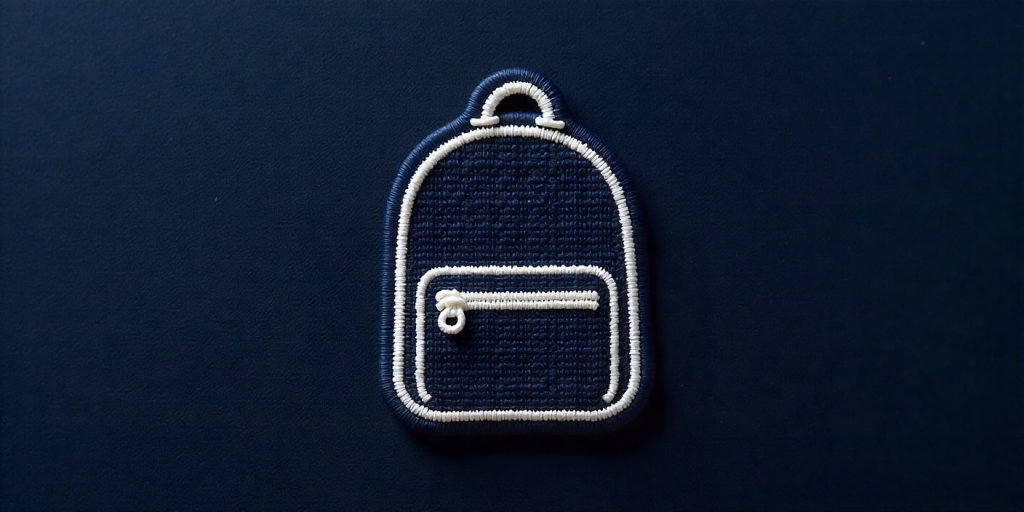 Embroidered Backpack Patch