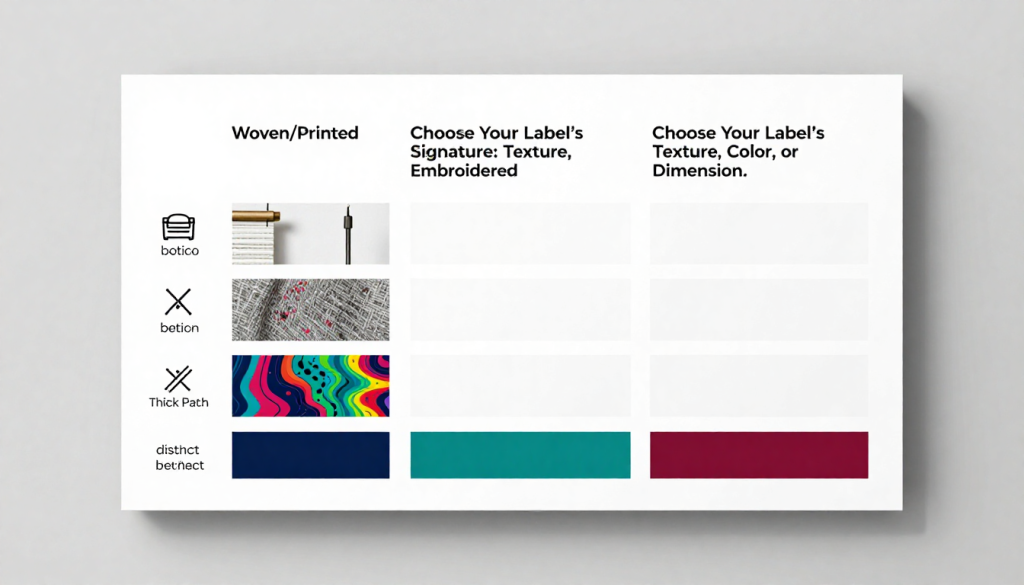 embroidered patch vs woven label