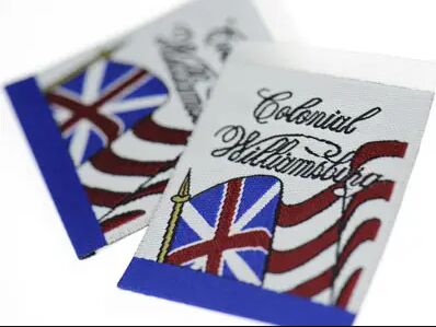 what are damask woven label