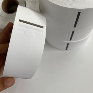 Blank 45*100mm nylon printable wash label roll